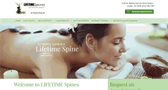Desktop Screenshot of lifetimespineschiropractic.com
