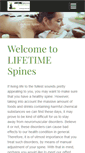 Mobile Screenshot of lifetimespineschiropractic.com
